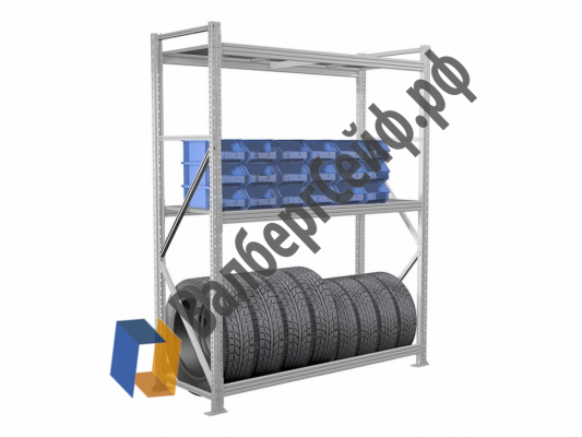 Стеллаж MS Pro 300/180x60/3 яруса